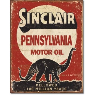 Sinclair - 100 Million Years metal sign