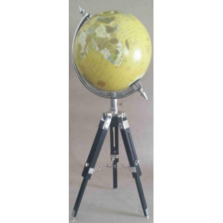 WG1a.  World globe. On telescopic tripod stand.