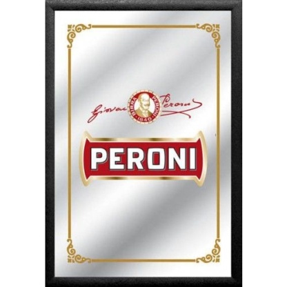 Peroni bar mirror