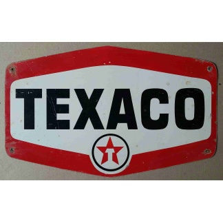Texaco used metal sign