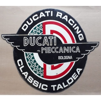 Ducati racing used metal sign