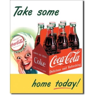 Coca-Cola Sprite boy ,take some home metal sign