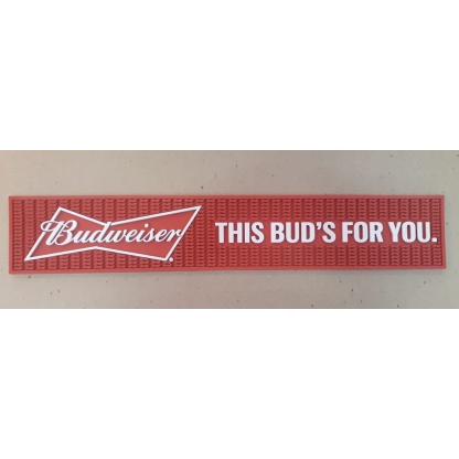 Budweiser bar mat / wetstop PVC hedgehog.