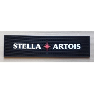 Stella Artois bar mat / wetstop, PVC hedgehog
