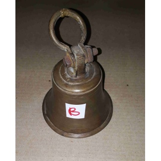 Antique Genuine solid brass ship bell 12cm