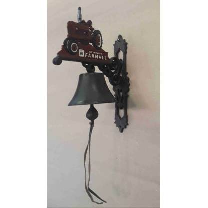 Farmall cast iron bell.