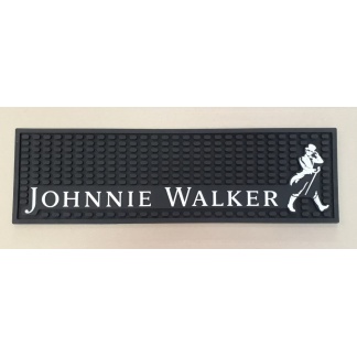 Johnnie Walker bar mat / wetstop PVC hedgehog.