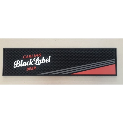 Carling black label beer bar mat / wetstop, PVC hedgehog