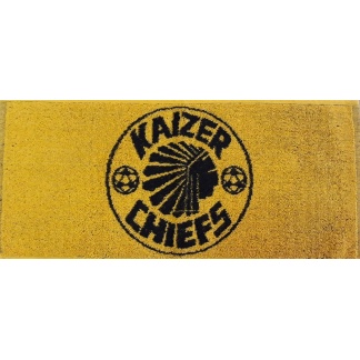 Bar towel. Kaizer Chiefs foot ball club. 48 x 22cm.
