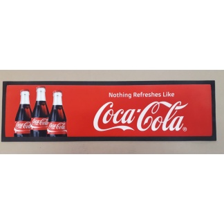 Coca-Cola bar mat, wetstop/ bar runner.
