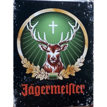 Jagermeister vintage style metal sign