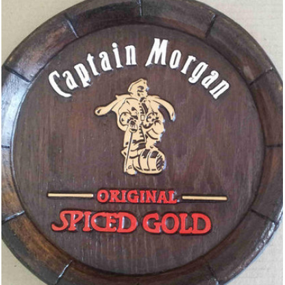Captain Morgan Spiced Gold barrel end.27cm