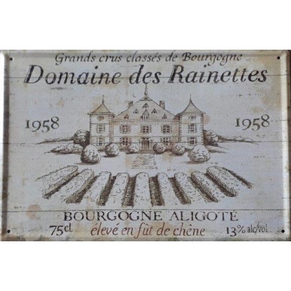 Domaine-des-rainettes-metal- sign-