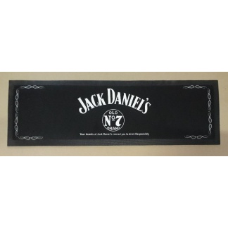 Jack Daniel's Bar Mat Wetstop Bar Runner 70 cm x 22 cm