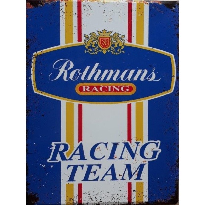 Rothmans Racing Team Metal Sign