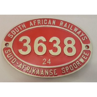 SAR South African Railways Reproduction Engine Plate