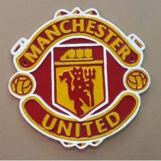 Manchester United Cast iron wall Plaque