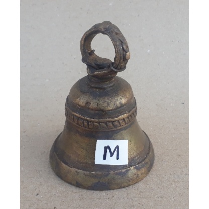 Antique Genuine Solid Brass Ship Bell 8,5cm