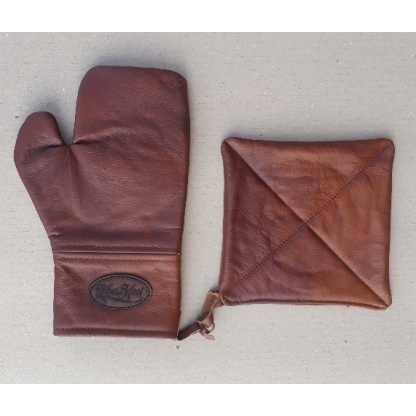 Genuine Leather Braai Gloves & Potholder