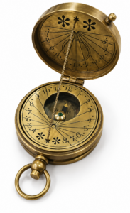 Pocket Sundial Compass -Royal Navy