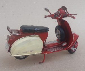 Vintage Metal Model Scooter.