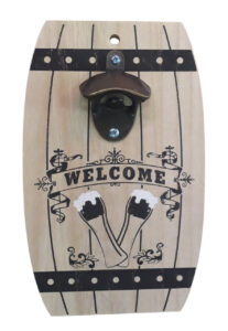 Welcome-Beer Wooden Bottle Cap Opener