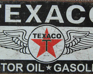 Texaco Metal Sign