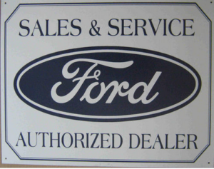 Ford Metal Sign
