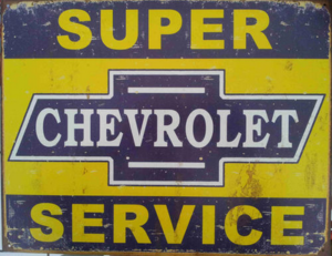 Chevrolet Metal Sign