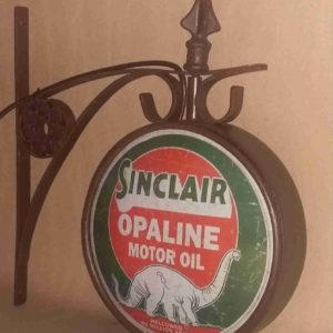 Sinclair Opaline Motor Oil Double Sided Light
