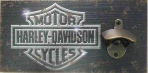 Harley-Davidson wall Plaque/Beer Bottle Cap Opener