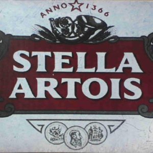 Stella Artois Metal Sign