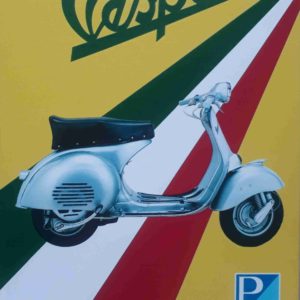 Vespa Scooter/ Motorcycle Metal Sign