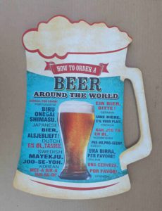 Beer-How To Order A Beer Around The World Wall Plaque