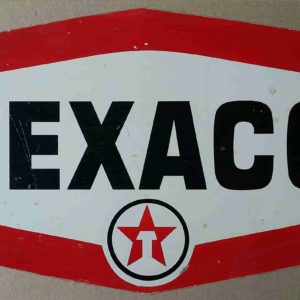 Texaco Used Metal Sign