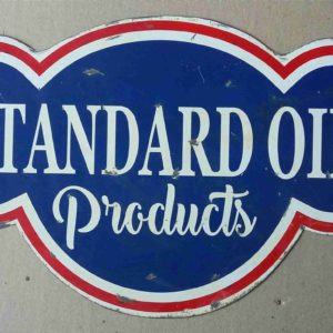 Standard Oil Products Used Metal Sign